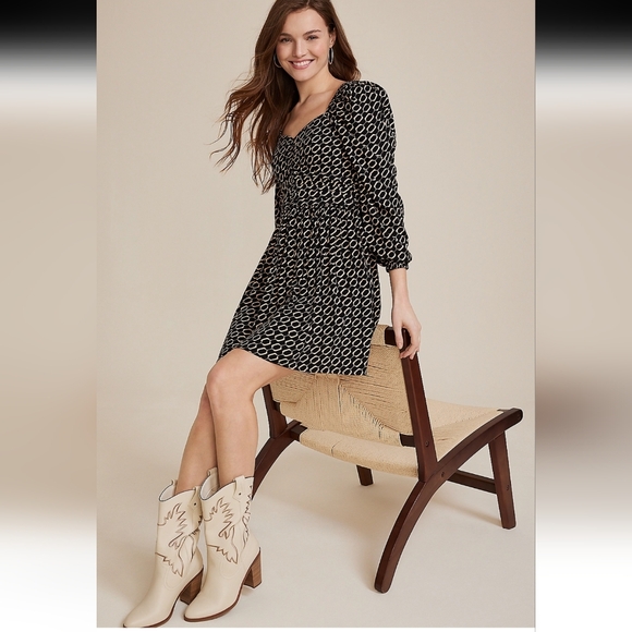 Geo babydoll dress in size Large NWT - Picture 1 of 14